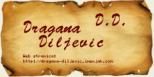 Dragana Diljević vizit kartica
